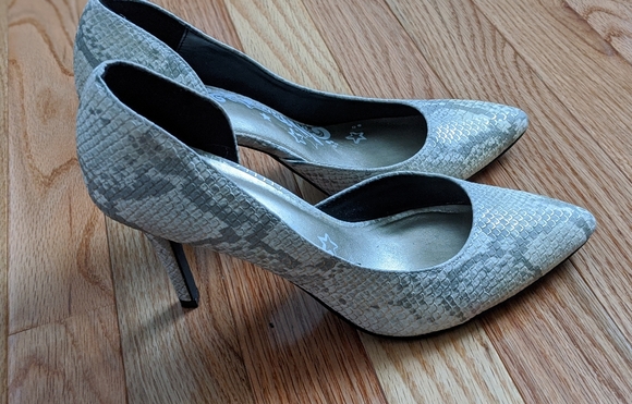 Brash Shoes - Snakeskin Heels
